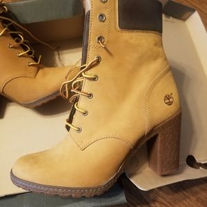 Womens Timberland Glancy 6in wheat